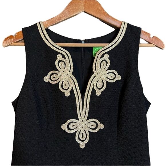 NWT! Pappagallo black dress with embellishment. - Picture 2 of 15